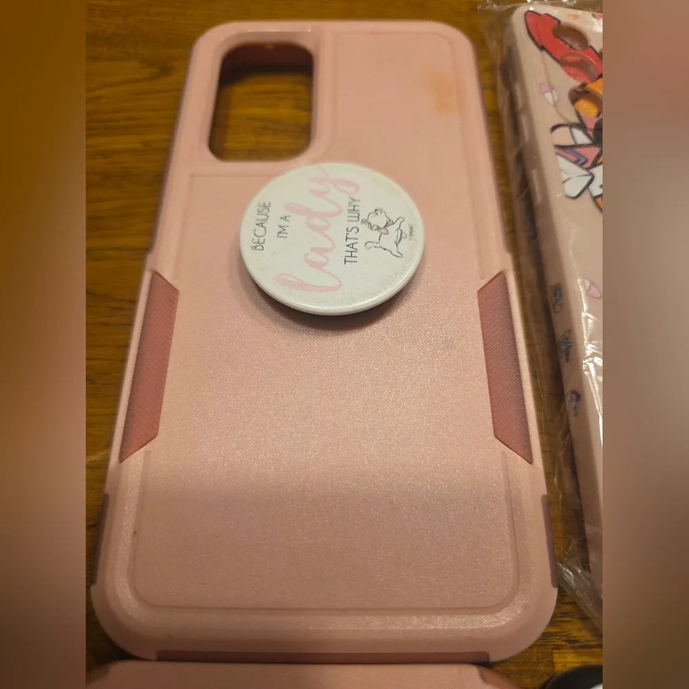 Lot Of 6 Phone Cases For Galaxy A52 (New & Used) Pink, Kuromi, Powerpuff, Sanrio